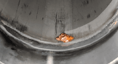 Corrosion pustule at a weld heat affected zone | Pitting Corrosion
