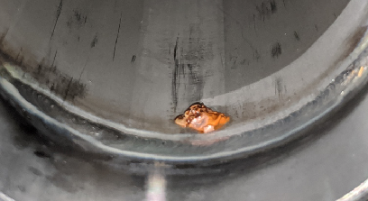 Corrosion pustule at a weld heat affected zone | Pitting Corrosion